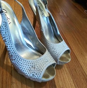 Candie's "Catiara" silver heels